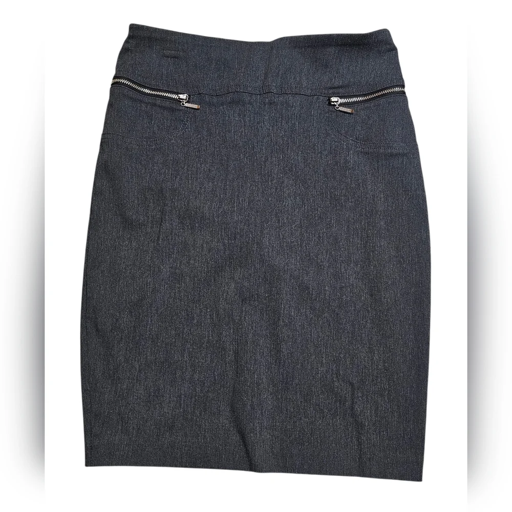 Joe B by Joe Benbasset Pencil Skirt Women's Size Small Dark Gray Stretch Office